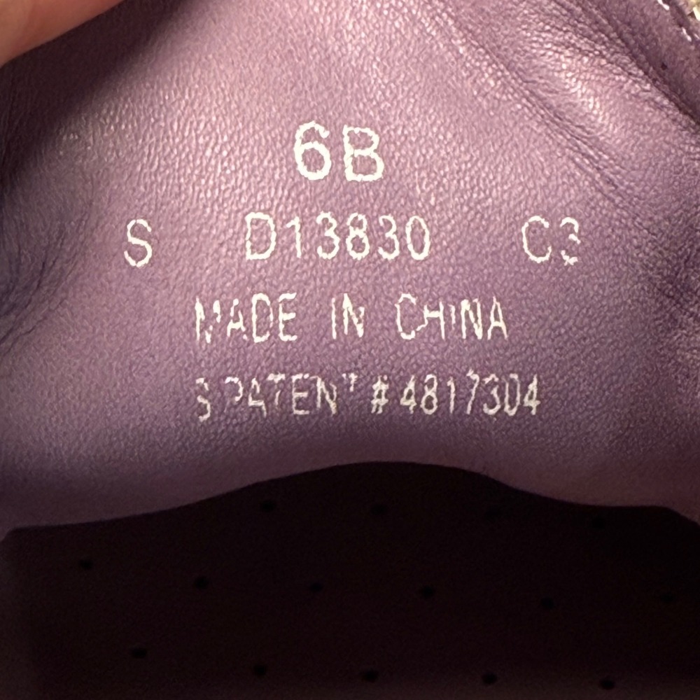 Cole Haan Air Purple Nubuck Leather Casual Oxford Women's Sneakers 6B Laces - Picture 8 of 8